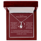 To My Valentine Necklace | Red Hearts