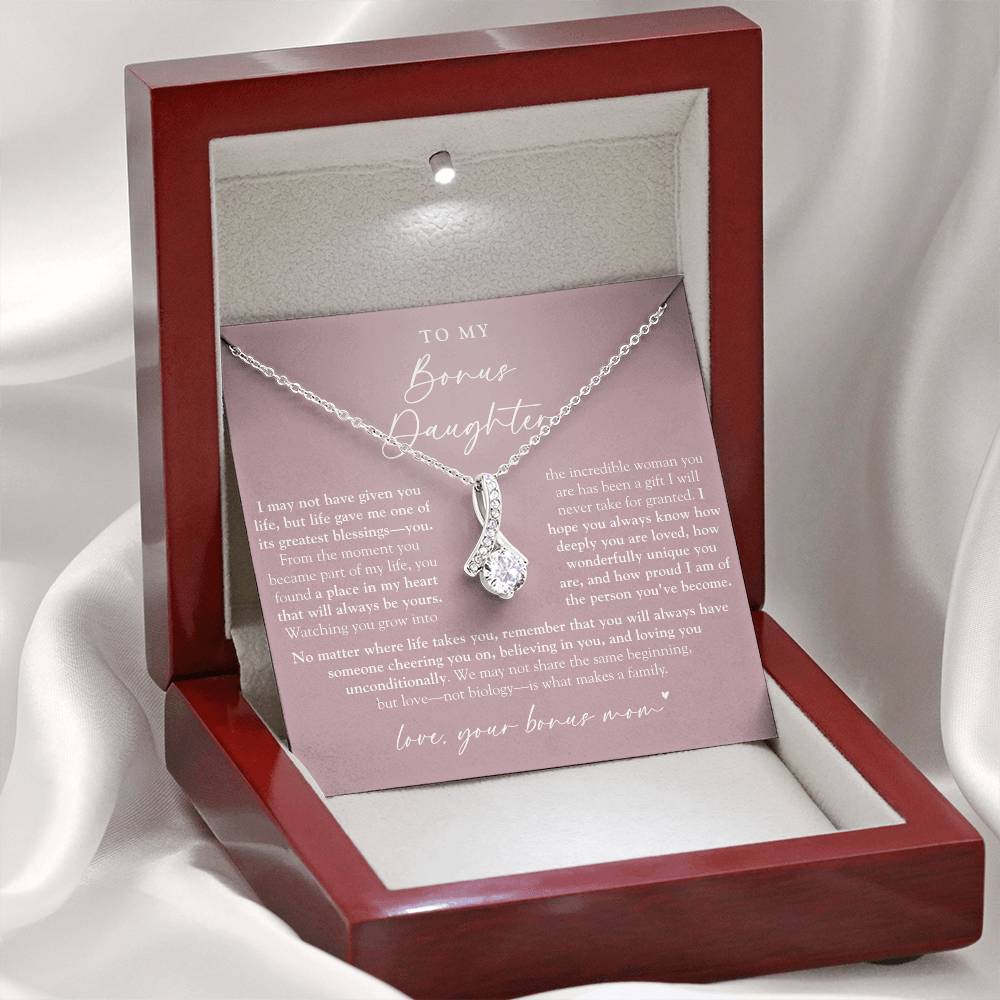 To My Bonus Daughter (A Place In My Heart) Mauve