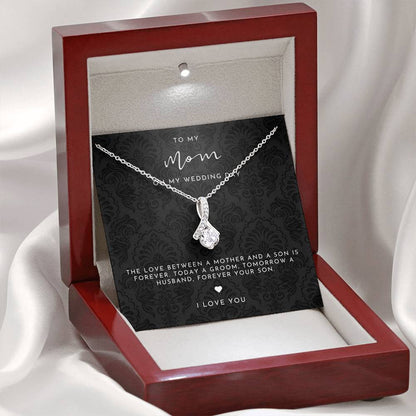 Mother Of The Groom Necklace From Son | The Love Between Black Lace
