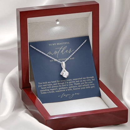 Mother of the Bride Necklace | Navy and Gold