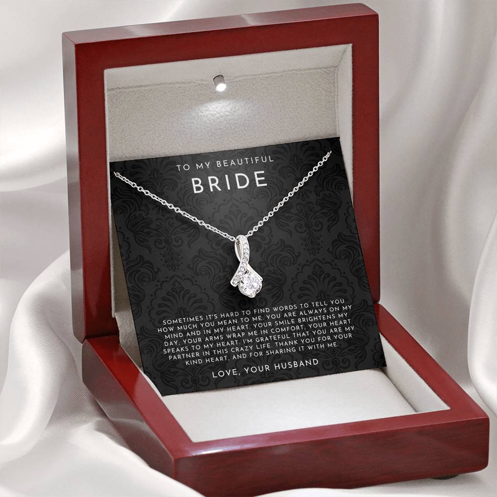 Bride Alluring Beauty Necklace | Black Lace