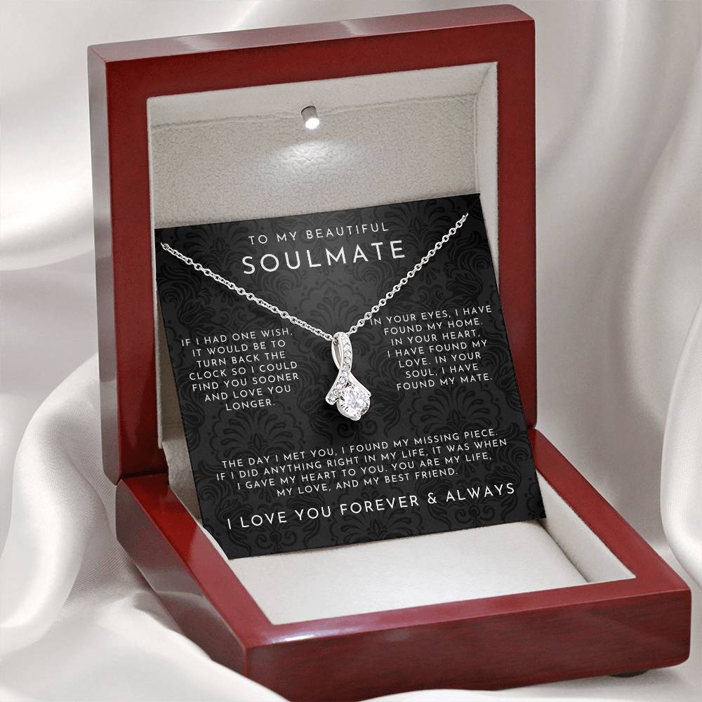 To My Beautiful Soulmate Necklace