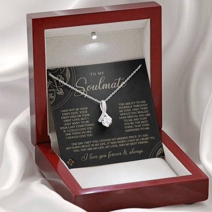 Gold & Black Forever Soulmate Necklace