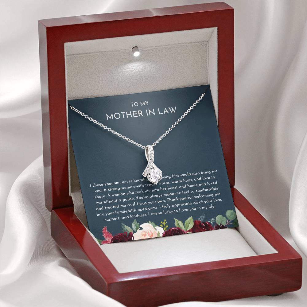 To My Mother In Law - Alluring Beauty Necklace