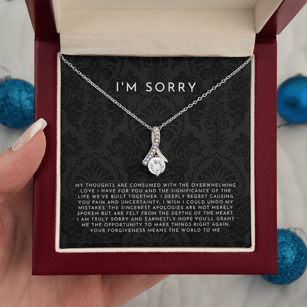 I'm Sorry Gift Necklace