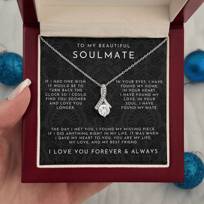 To My Beautiful Soulmate Necklace