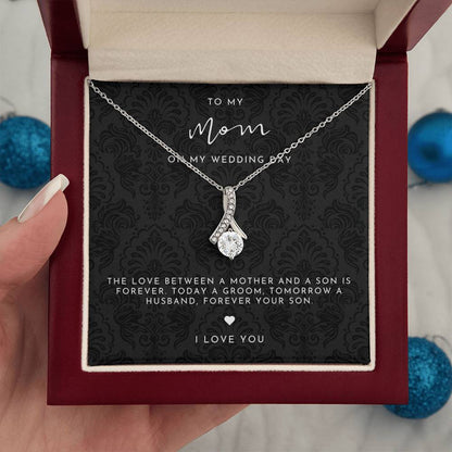 Mother Of The Groom Necklace From Son | The Love Between Black Lace