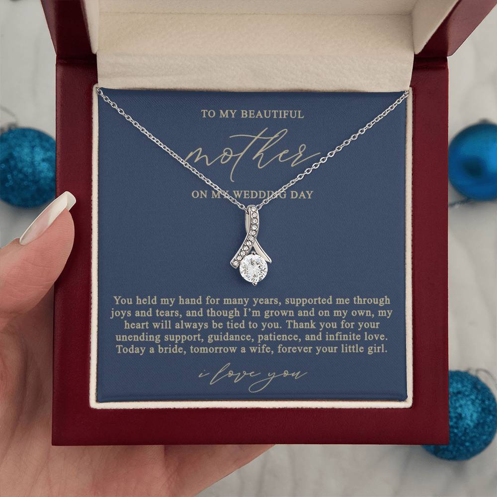 Mother of the Bride Necklace | Navy and Gold