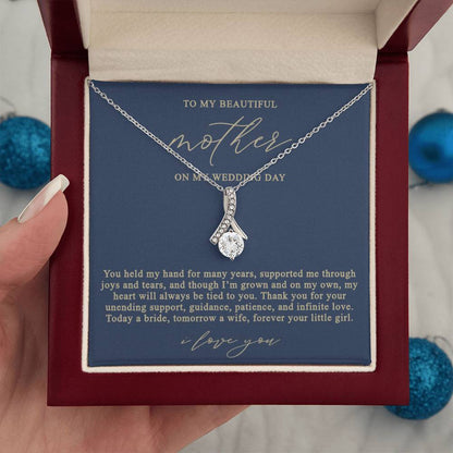 Mother of the Bride Necklace | Navy and Gold
