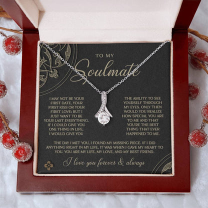 Gold & Black Forever Soulmate Necklace