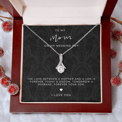 Mother Of The Groom Necklace From Son | The Love Between Black Lace