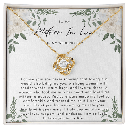 To My Mother In Law On My Wedding Day