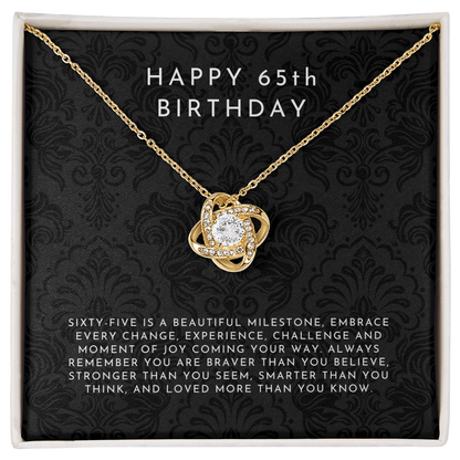 Happy 65th Birthday Gift, 65th Birthday Gift Ideas Necklace