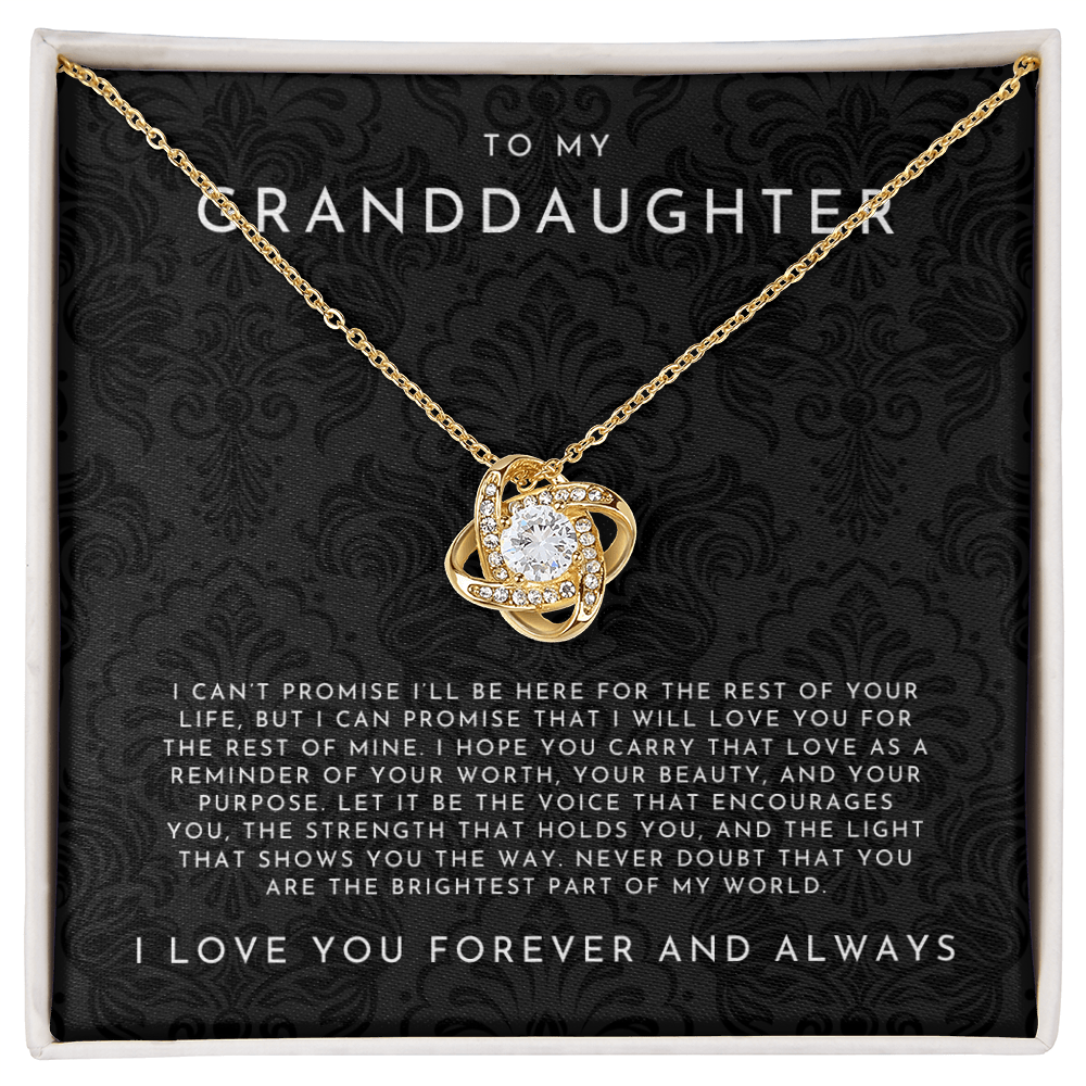 To My Granddaughter Necklace