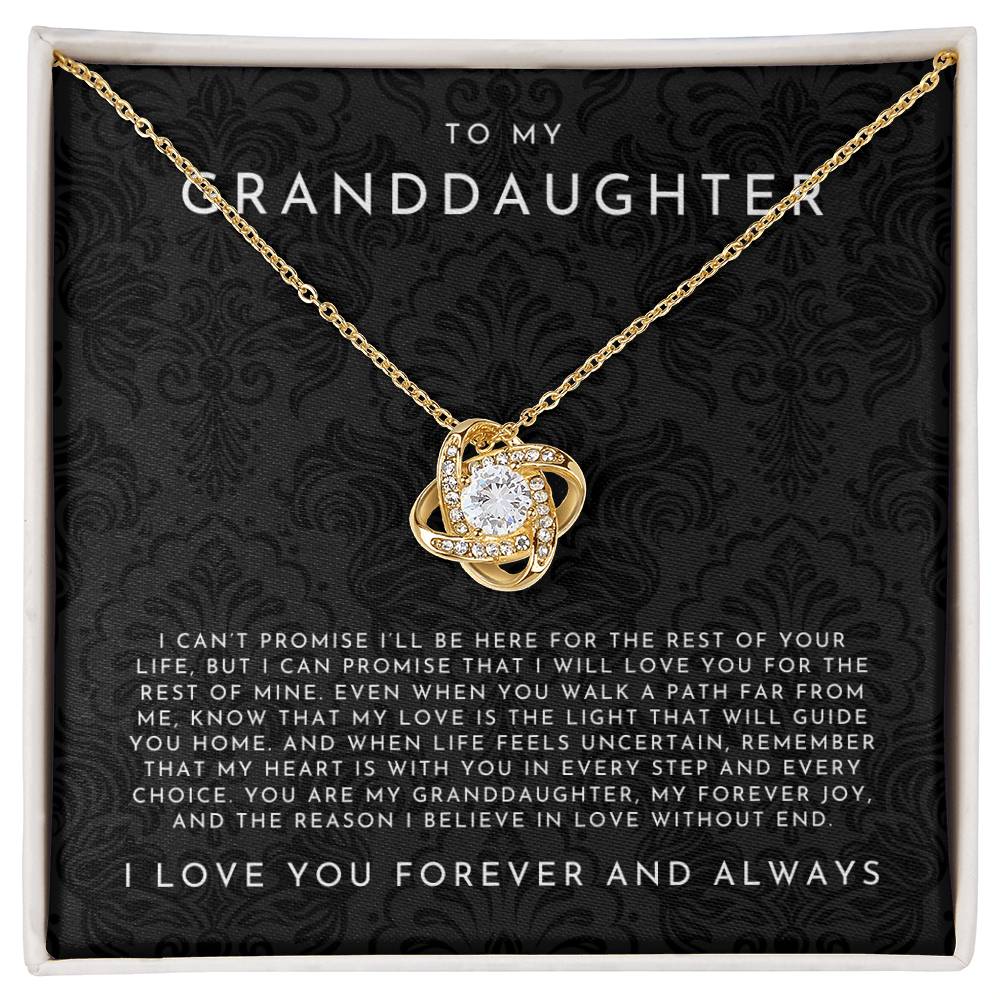 To My Granddaughter Necklace