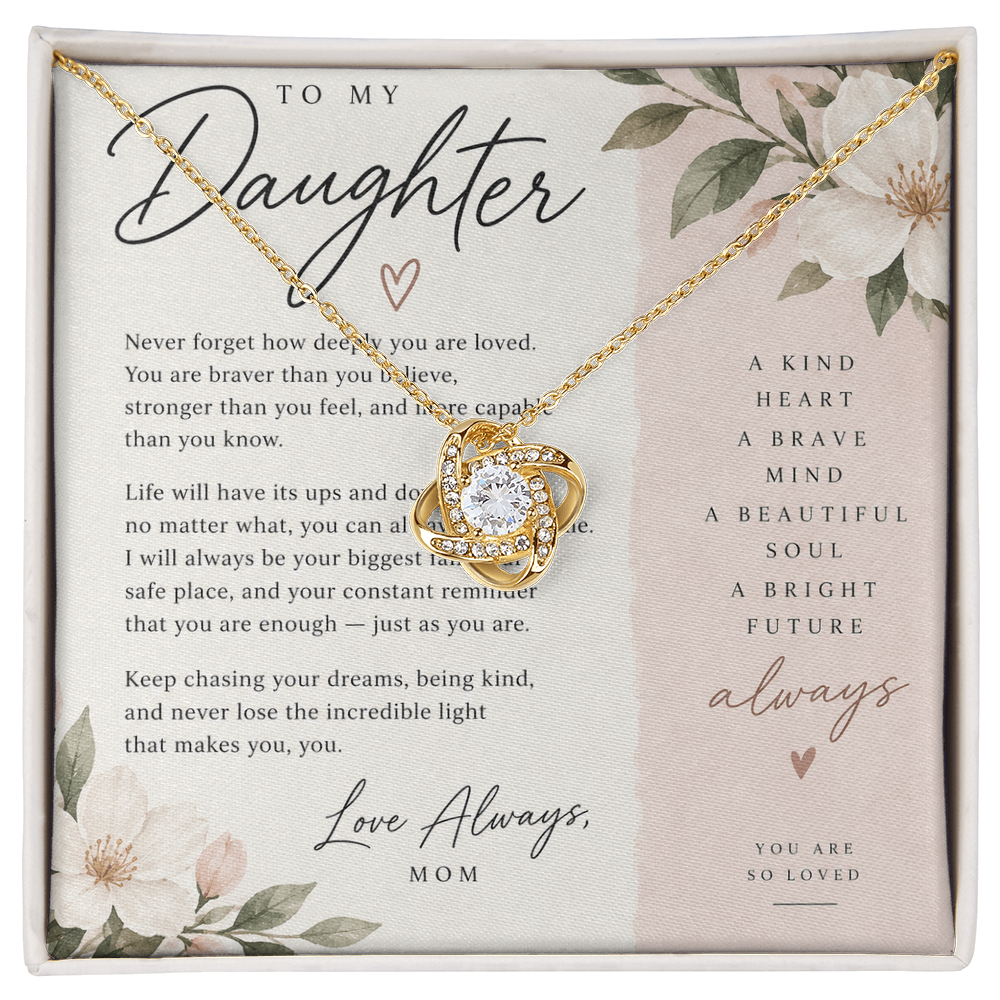 To My Daughter Gift (Never Forget) From Mom