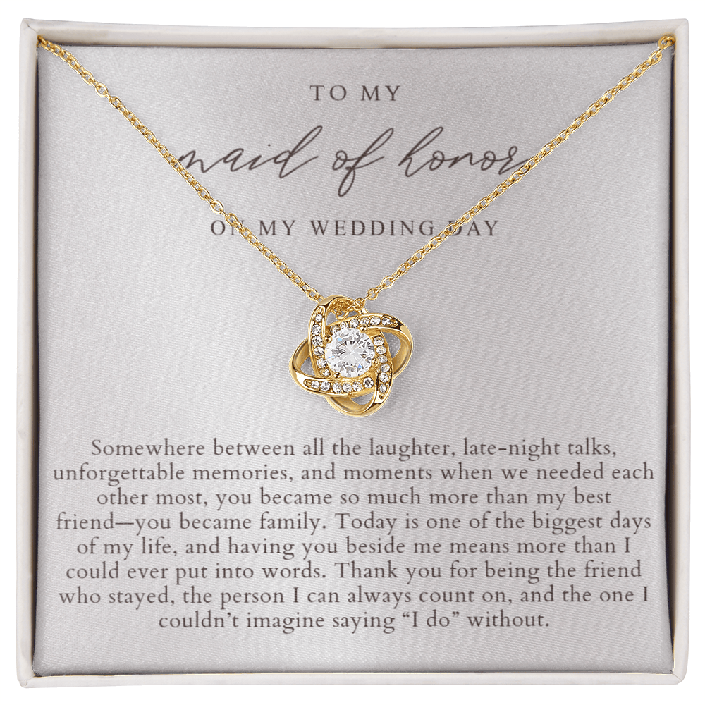 Maid of Honor Necklace | Elegant Pearlescence
