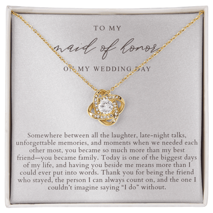 Maid of Honor Necklace | Elegant Pearlescence