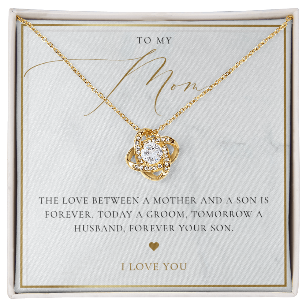 Mother Of The Groom From Son Necklace | The Love Between Marble & Gold