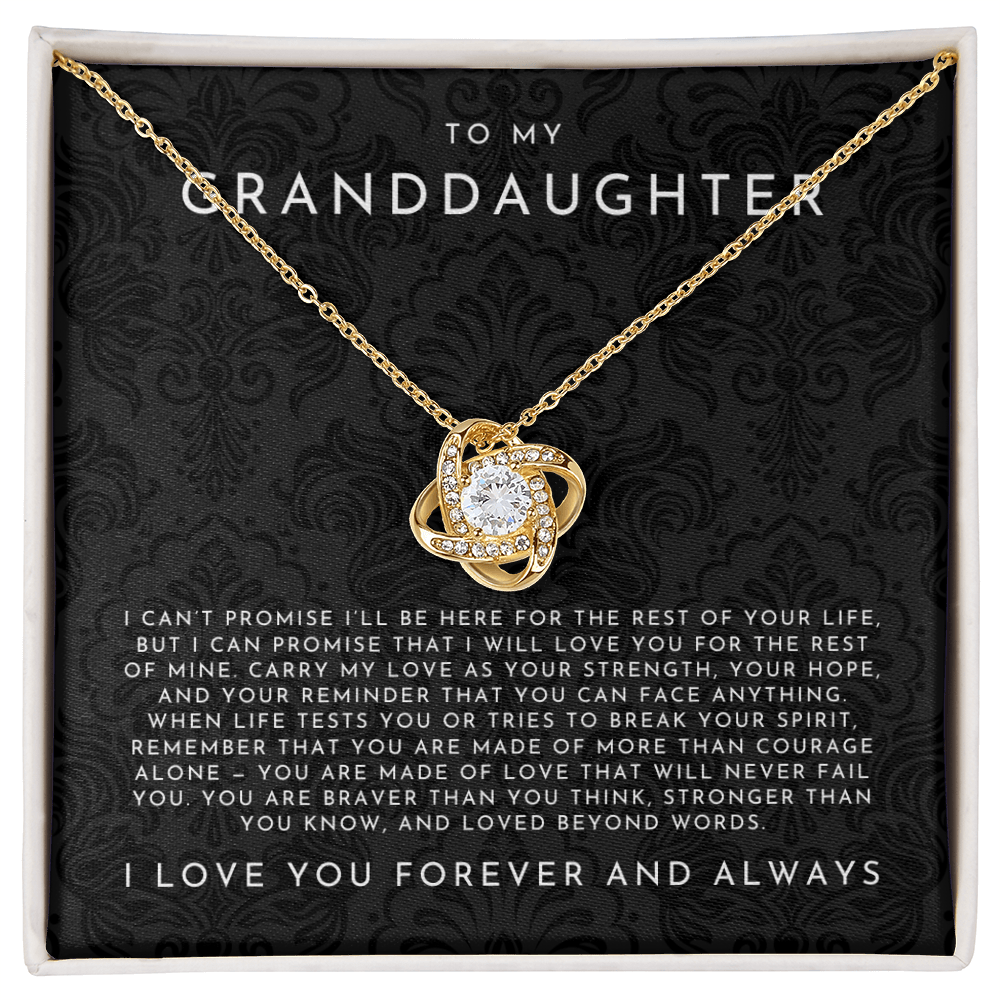 To My Granddaughter Necklace