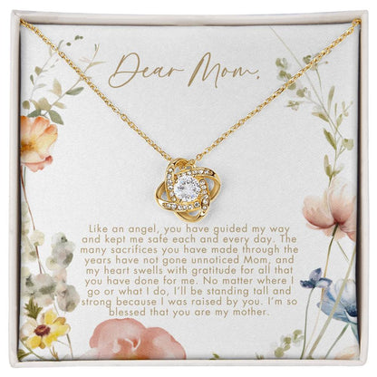 Like an Angel Floral Mom Necklace