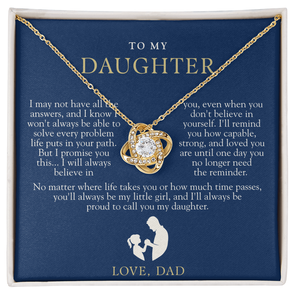 To My Daughter From Dad | Always Proud Navy & Gold