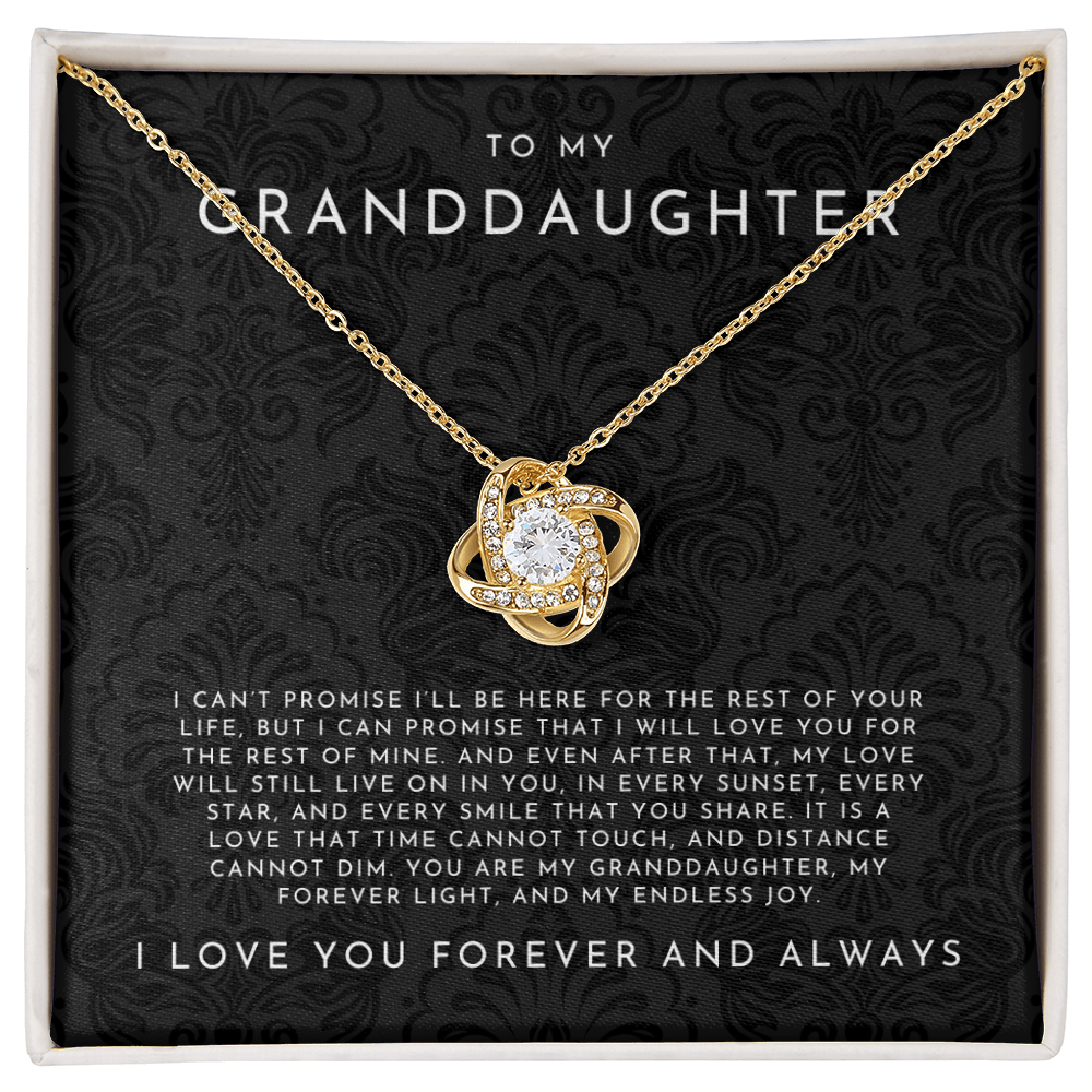 To My Granddaughter Necklace