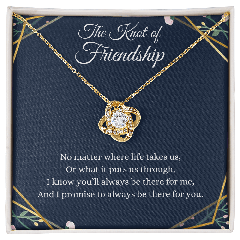 Best Friend Necklace - The Knot Of Friendship