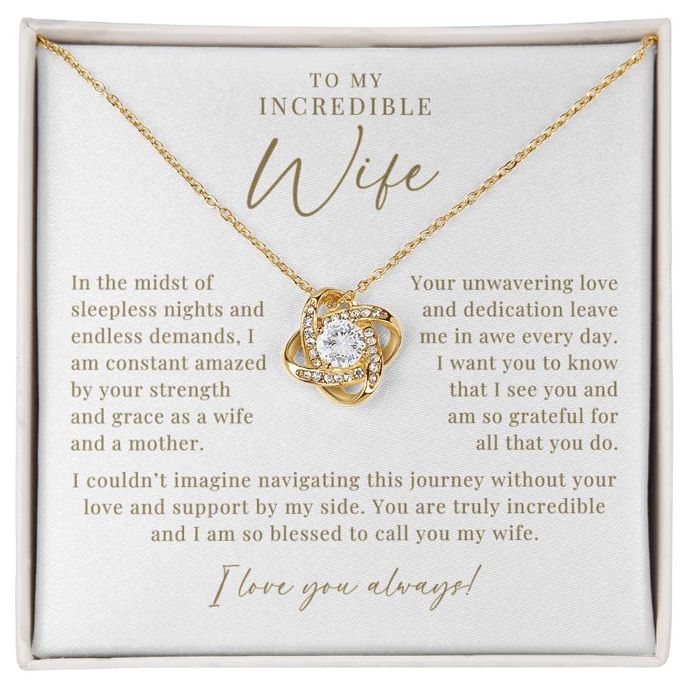 Incredible Wife and Mother Necklace