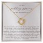 Wedding Planner Necklace | Elegant Pearlescence
