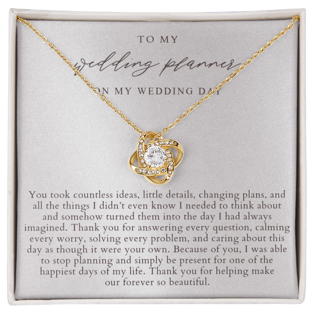 Wedding Planner Necklace | Elegant Pearlescence