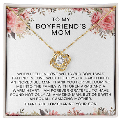 Blush Floral Boyfriend's Mom Necklace