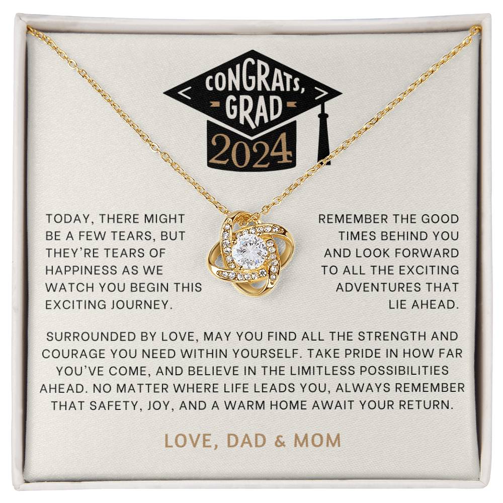 Modern Cap Graduation Necklace