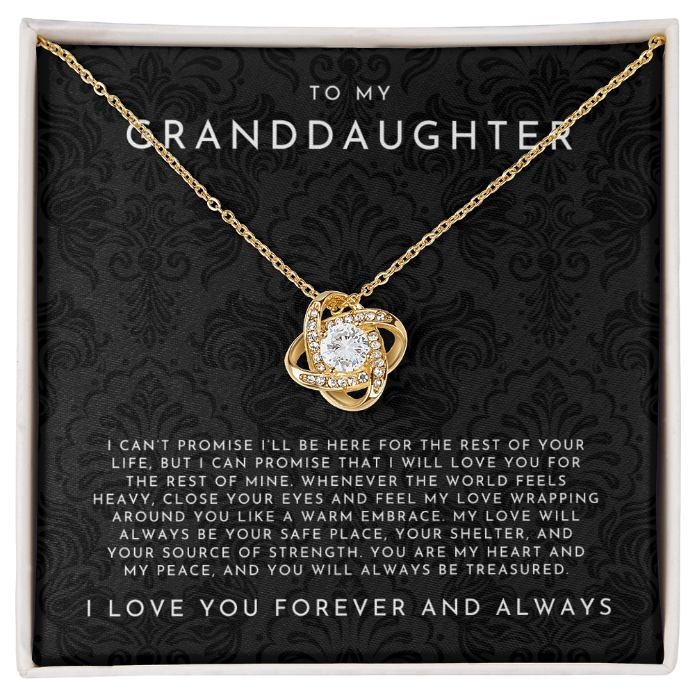 To My Granddaughter Necklace
