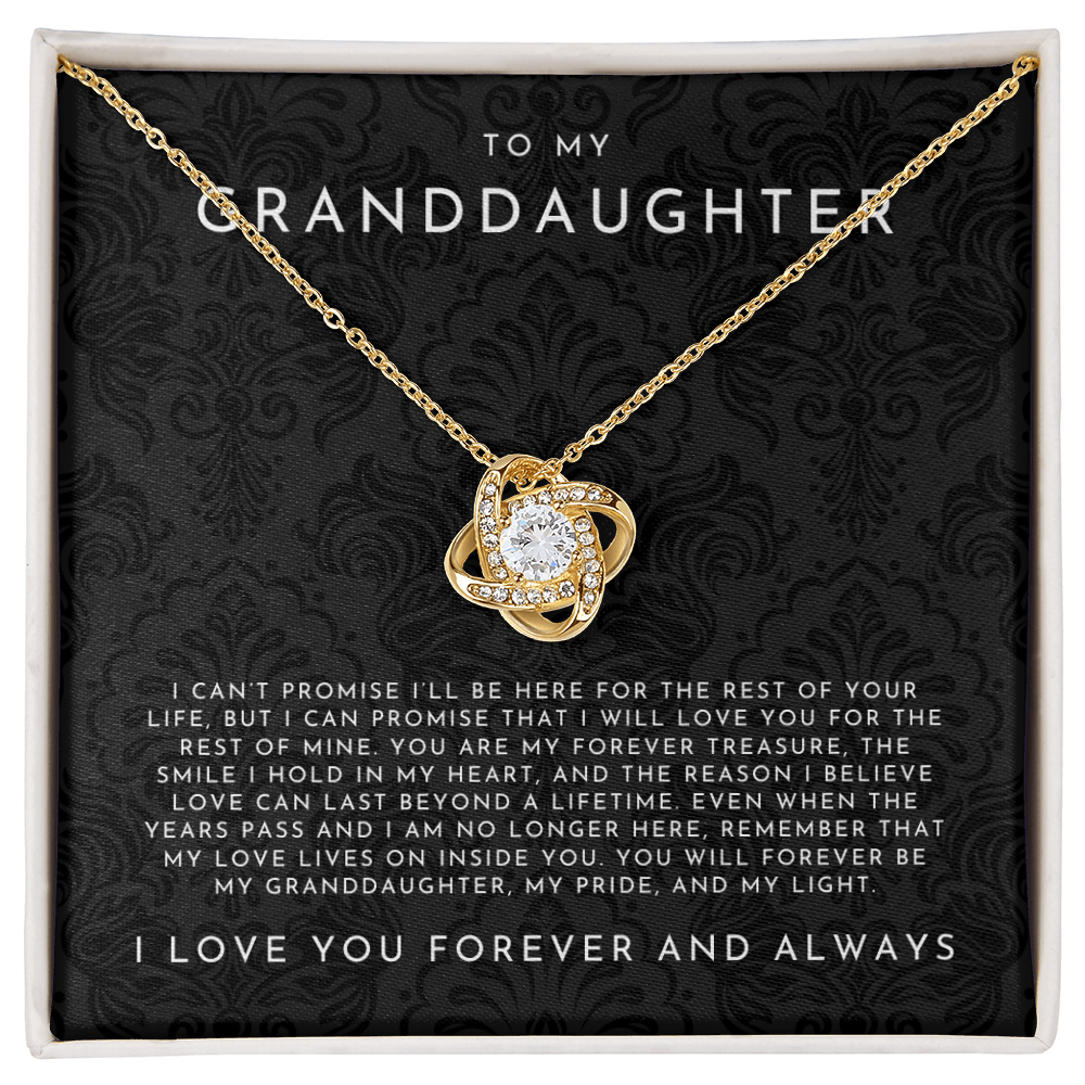 To My Granddaughter Necklace