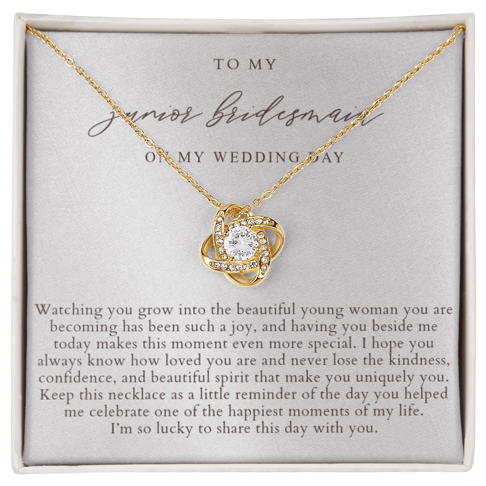 Junior Bridesmaid Necklace | Elegant Pearlescence