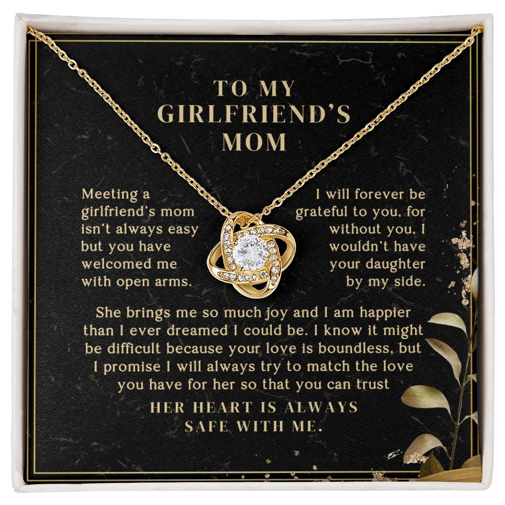 Gold Leaf Girlfriend's Mom Necklace