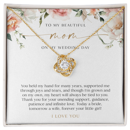 Mother Of The Bride Gift - Love Knot Necklace