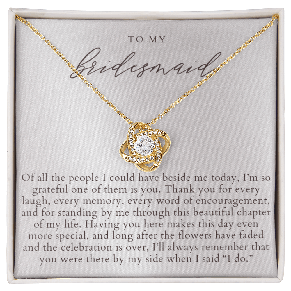 Bridesmaid Necklace |  Elegant Pearlescence