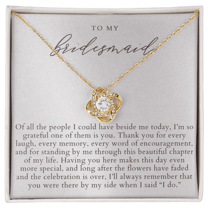 Bridesmaid Necklace |  Elegant Pearlescence