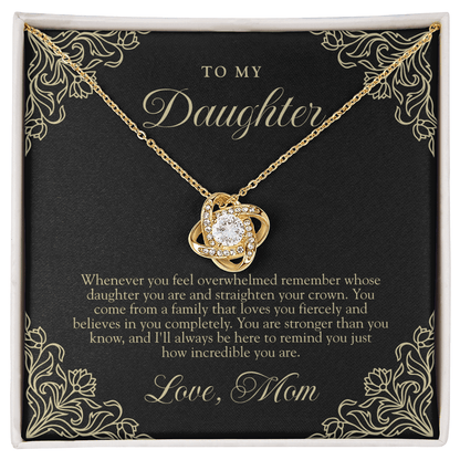 To My Daughter From Mom | Straighten Your Crown