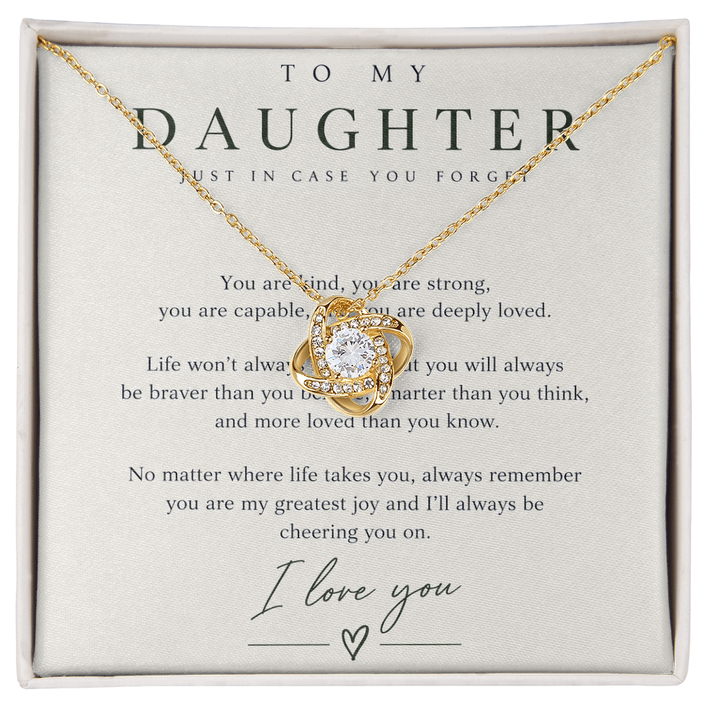 To My Daughter (Just In Case You Forget)