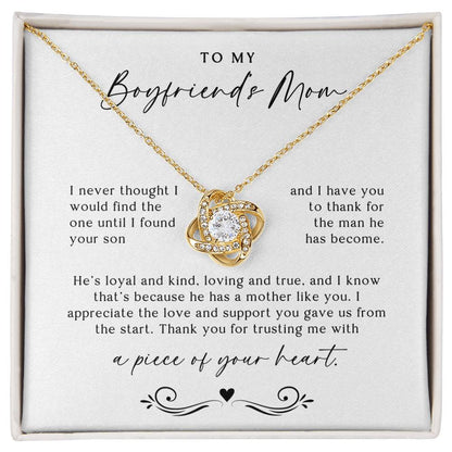 To My Boyfriend's Mom Necklace