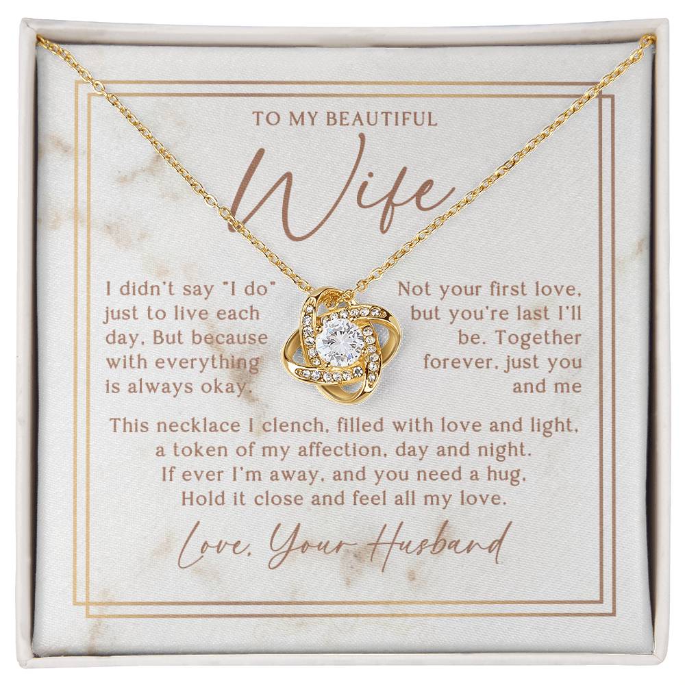 Elegant Marble Beautiful Wife Necklace