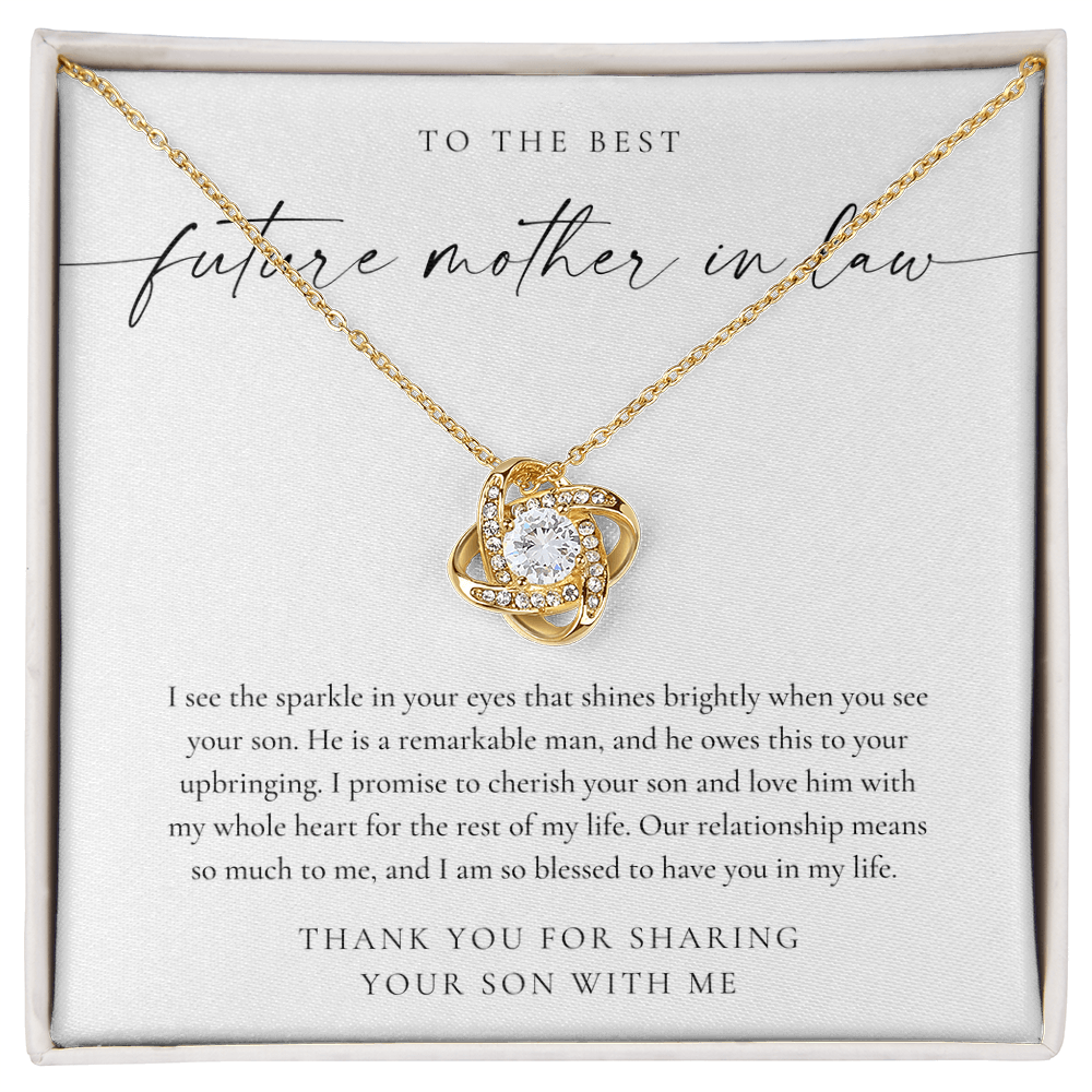 Future Mother In Law Gift - Love Knot Necklace