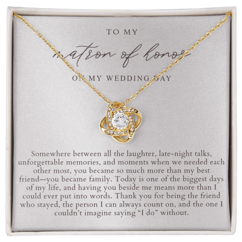 Matron Of Honor Necklace | Elegant Pearlescence