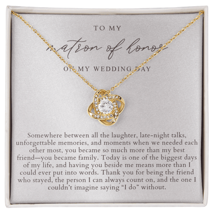 Matron Of Honor Necklace | Elegant Pearlescence