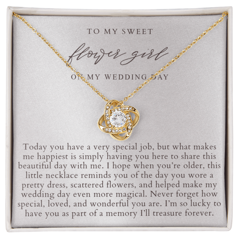 Flower Girl Necklace | Elegant Pearlescence