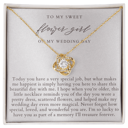 Flower Girl Necklace | Elegant Pearlescence