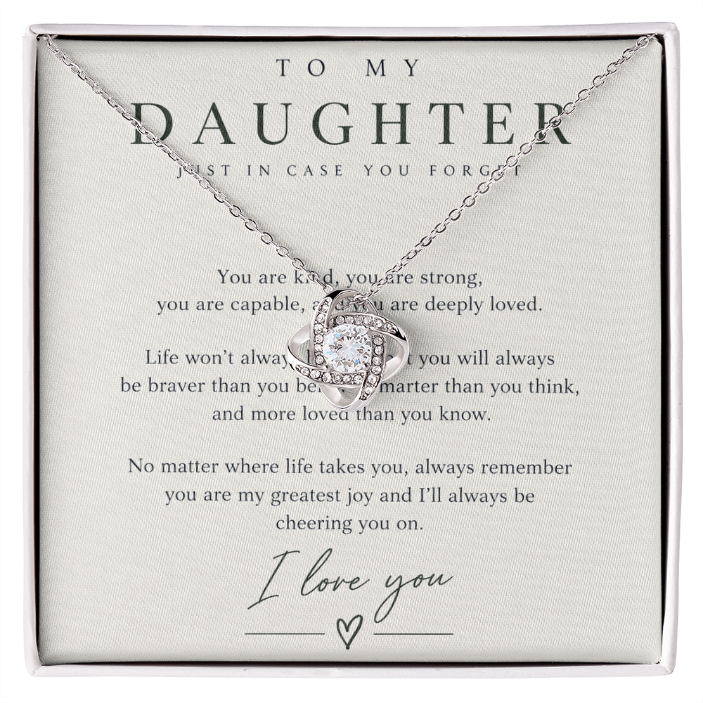 To My Daughter (Just In Case You Forget)